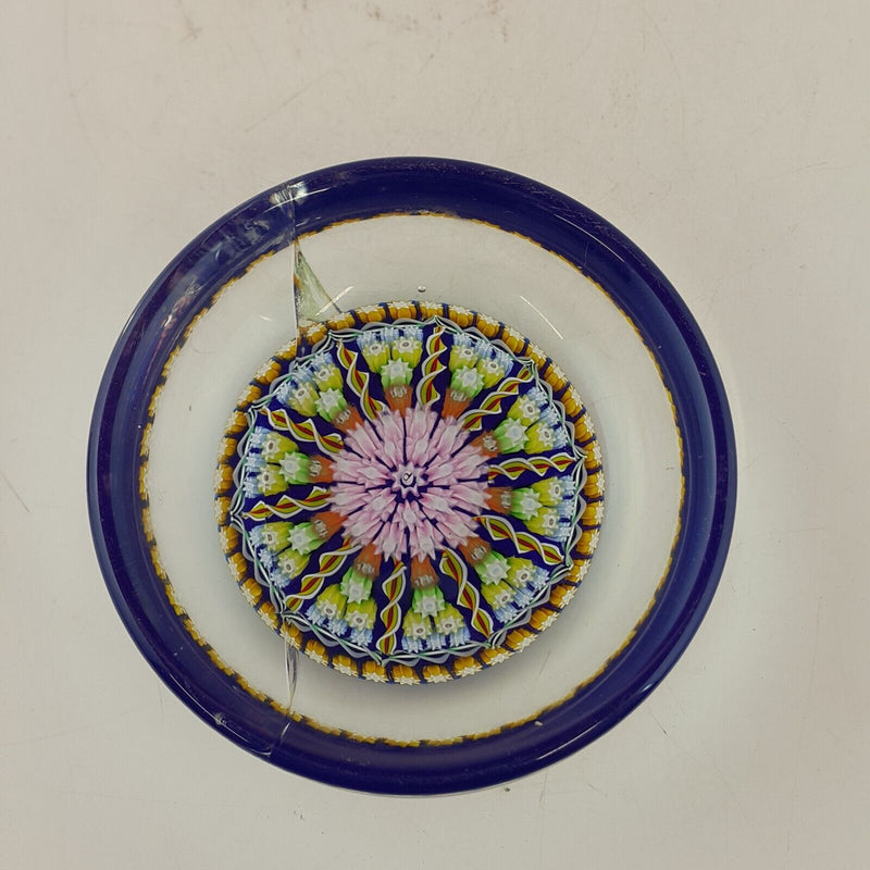 Millefiori Ashtray(Cracked) - 7436 O/A