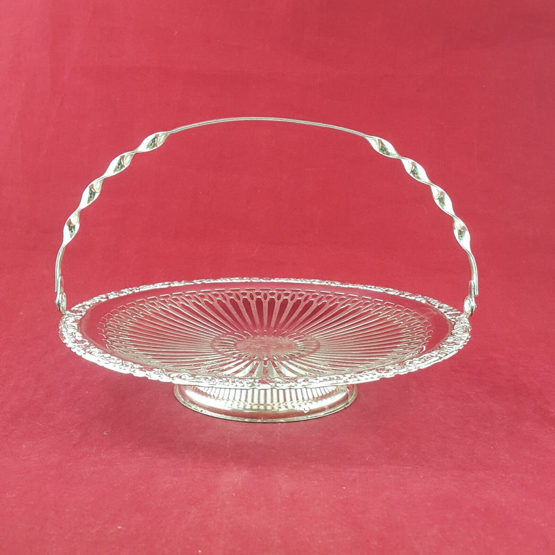 Vintage Silver Plated Fruit Basket - 7486 OA