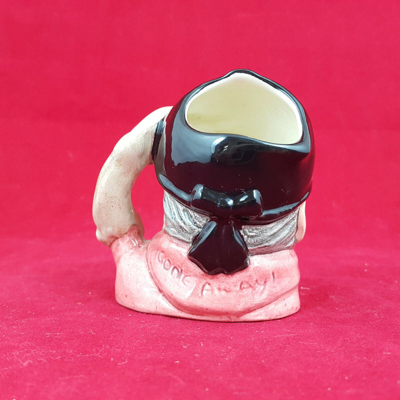 Royal Doulton Mini Character Jug - Gone Away D6545 – 231 RD