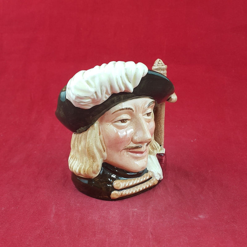 Royal Doulton Small Character Jug D6454 - Aramis - 7520 RD