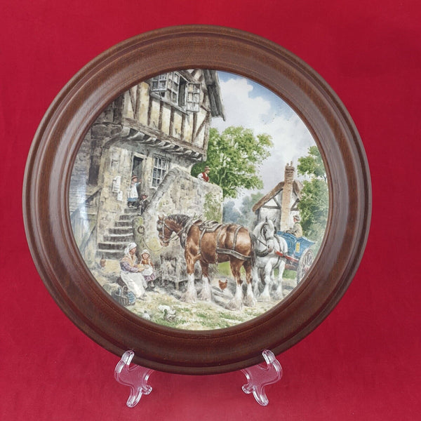 Vintage Wedgewood Collectors Plate Morning in the Farmyard 1988 - 24 TF