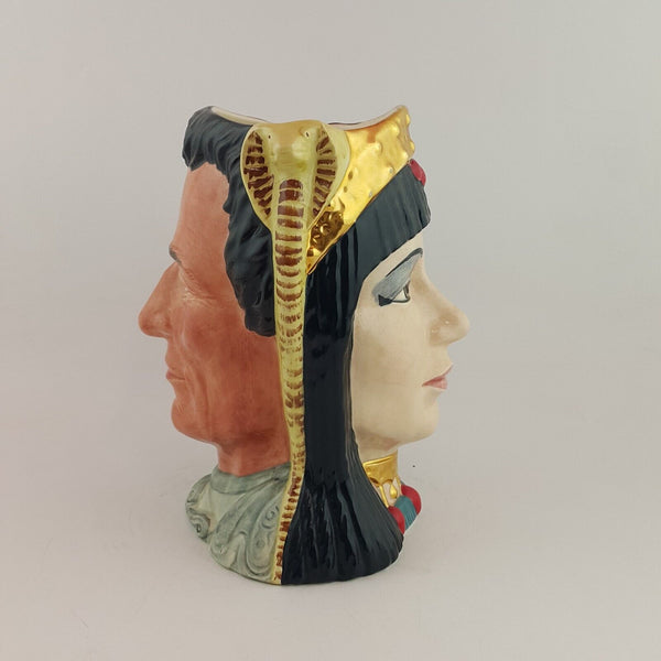 Royal Doulton Large Character Jug D6728 - Antony and Cleopatra - 6611 RD