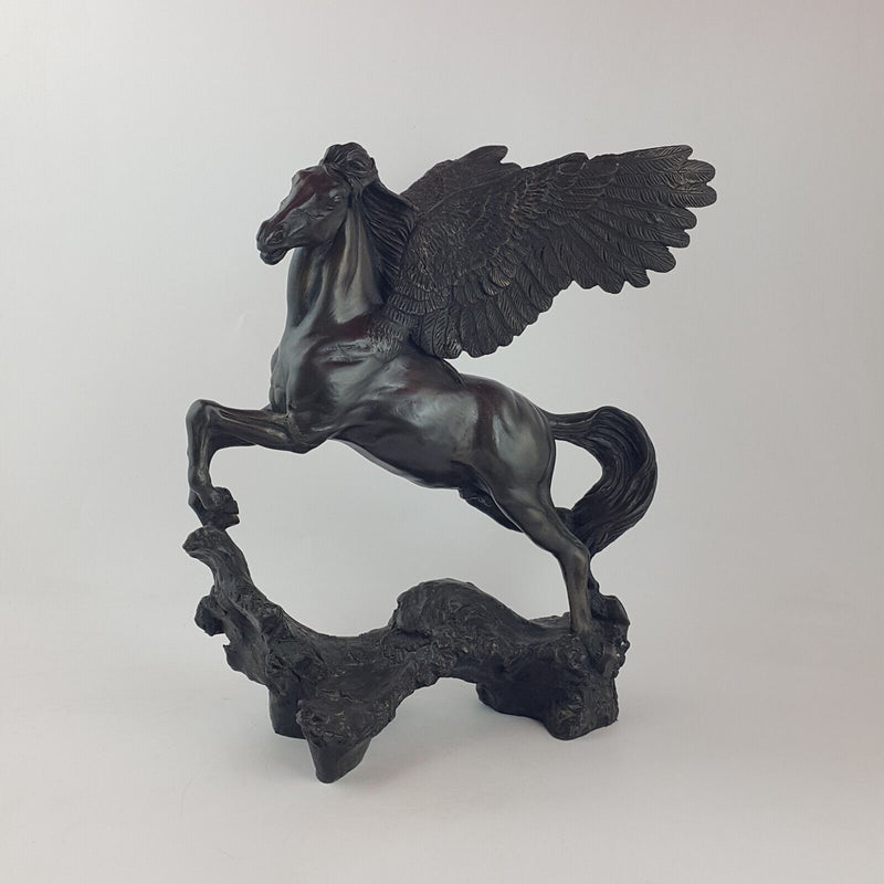 Heredities Bronze Pegasus Horse Boxed Damaged - 7502 OA