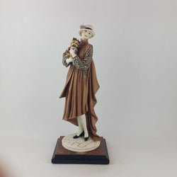 Giuseppe Armani Florence Figurine Young Lady with Yorkshire CoA