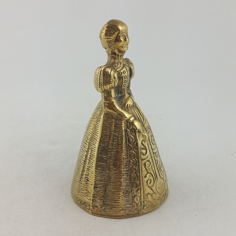 Vintage Brass Figurine - Crinoline Lady Bell - TF 136 – Amazing Antiques  Etc.
