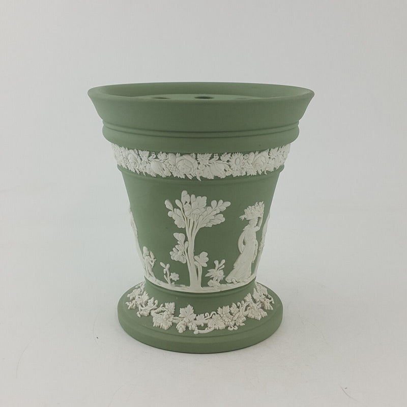 Wedgwood Jasperware Vase - Small Green / Celadon - 7637 OA