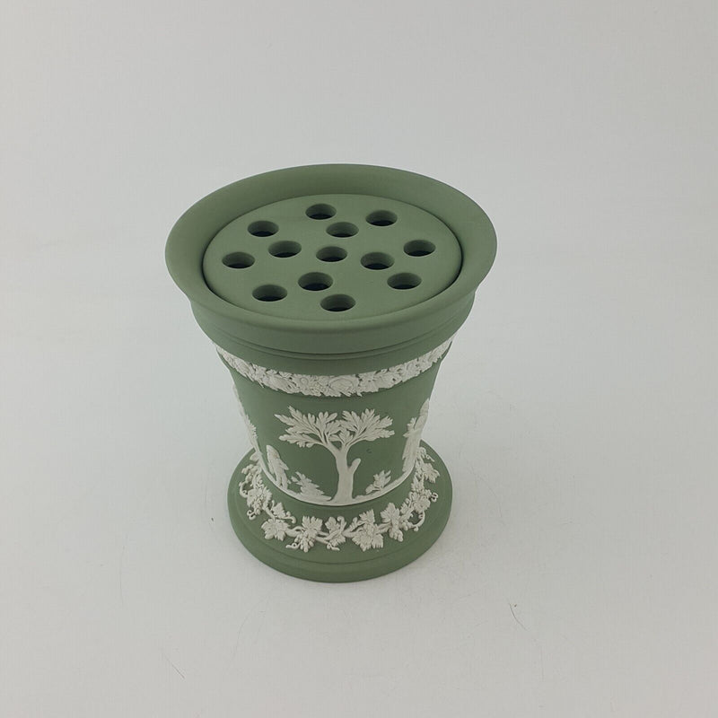 Wedgwood Jasperware Vase - Small Green / Celadon - 7637 OA