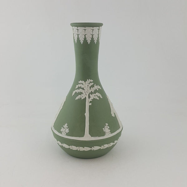 Wedgwood Jasperware Bud Vase Green / Celadon - 7635 WD