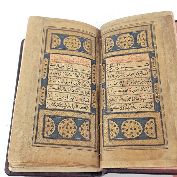 Handwritten Quran Manuscript Complete Calligraphy Antique (Ottoman, Persian)- Q2