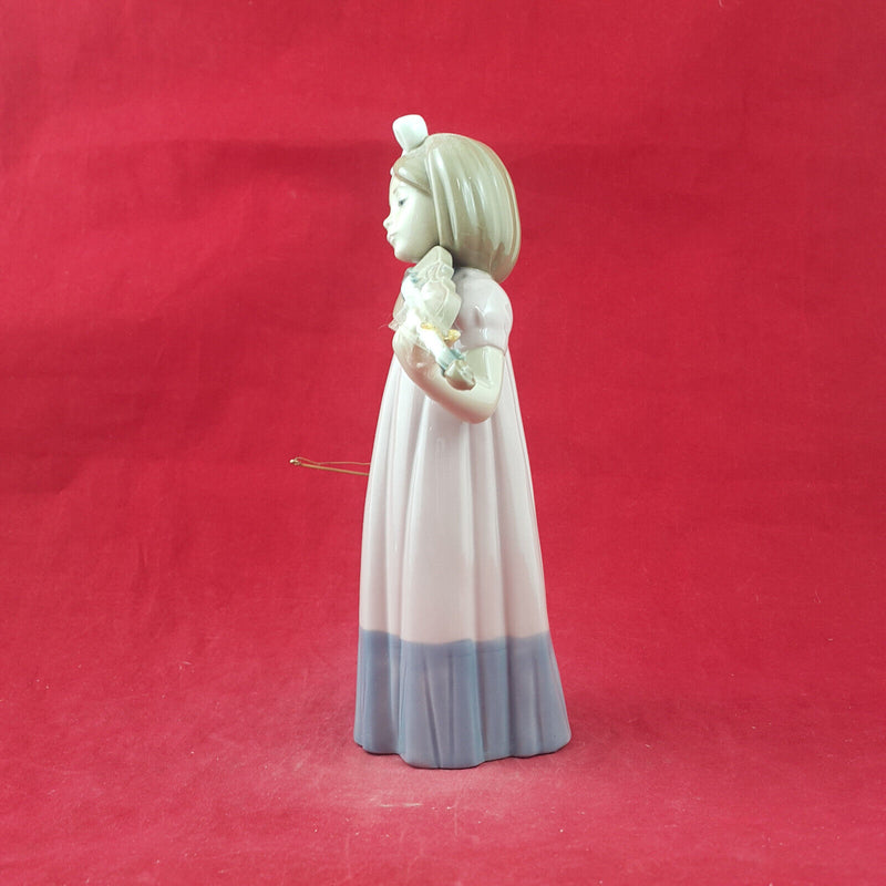 Nao By Lladro - Girl With Violin 1034 (damaged) - L/N 2462
