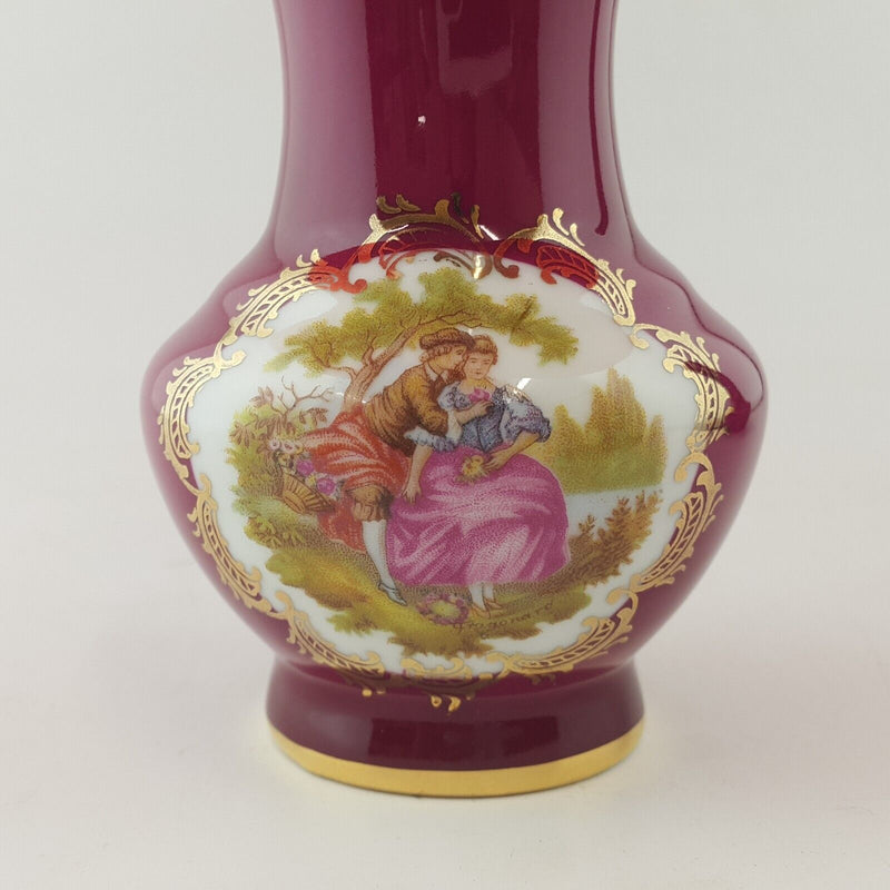 La Reine Limoges Porcelain Vase - 7756 N/A