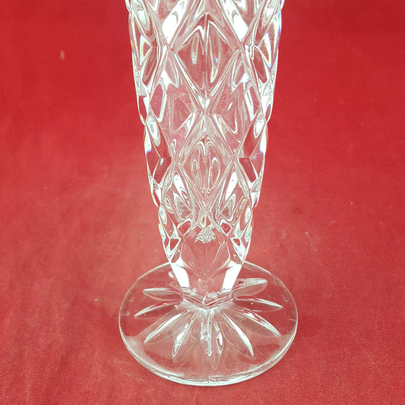 Vintage Crystal Glass Vase - OA 2575