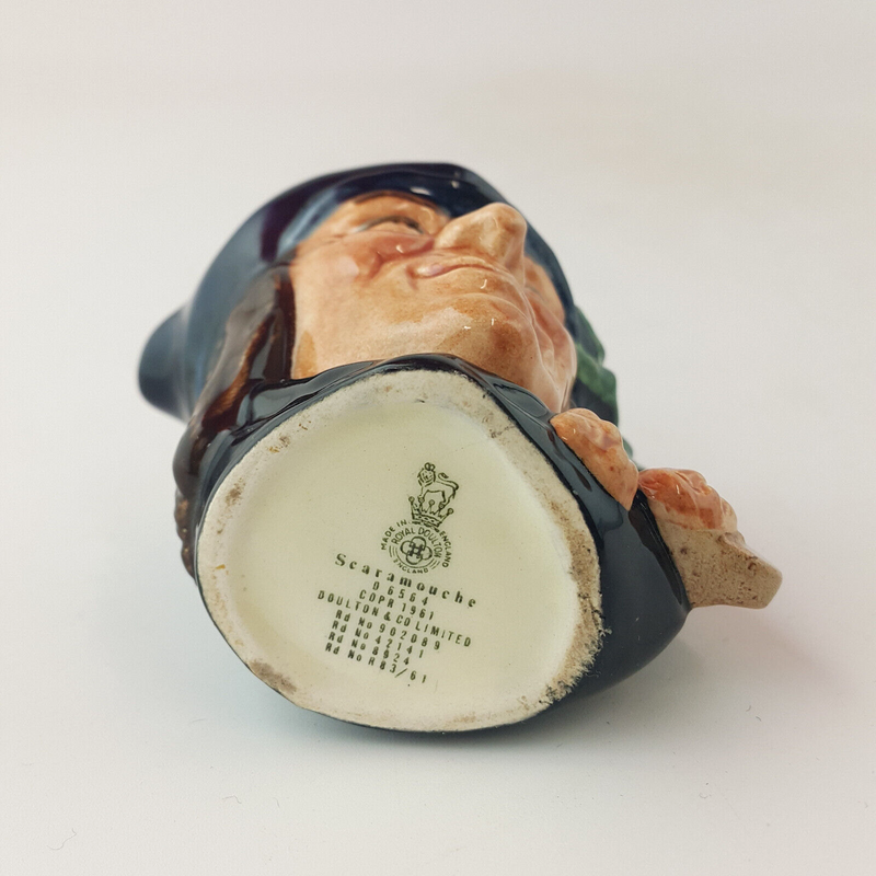 Royal Doulton Character Jug Mini - Scaramouche D6564 – RD 2515