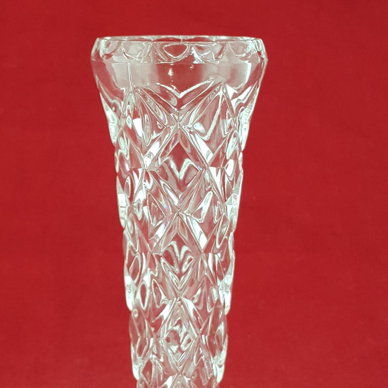 American Crystal Flared Rim Bud Vase - 7850 OA