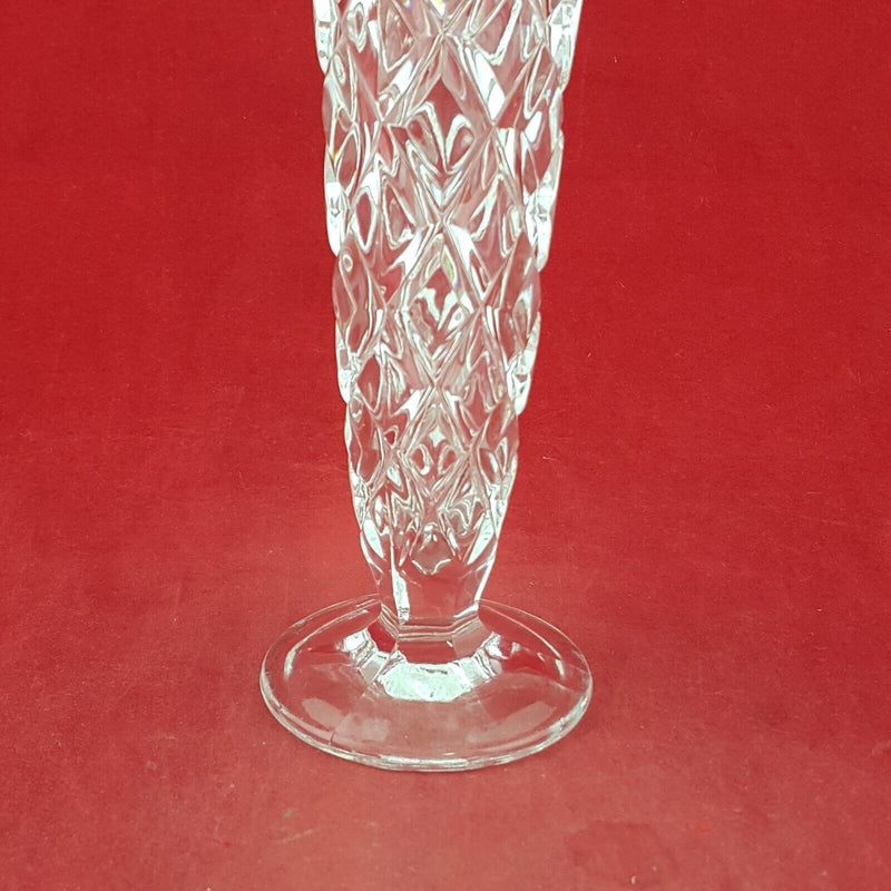 American Crystal Flared Rim Bud Vase - 7850 OA