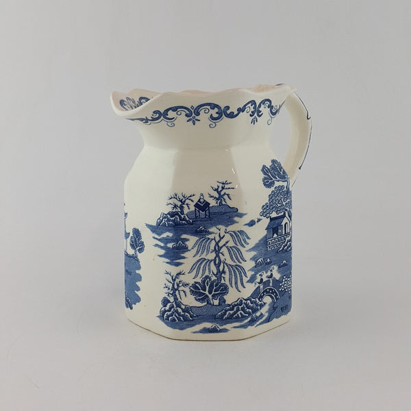 Vintage Ringtons Masons Blue and White Willow Jug - 7853 OA