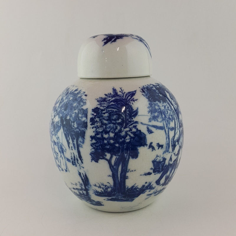 Vintage Blue & White Ginger Jar - 7860 OA