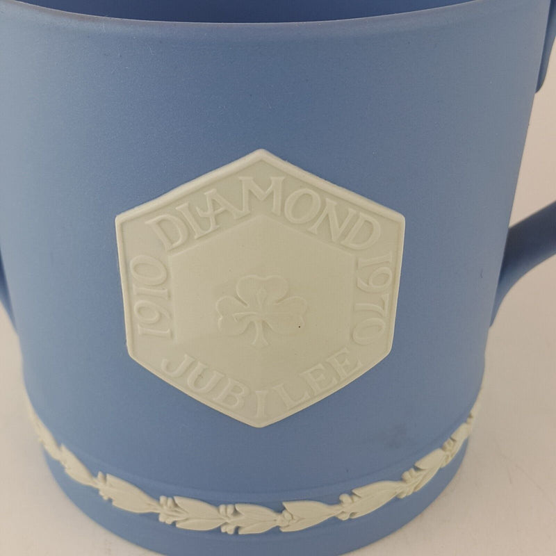 Wedgwood Jasper Diamond Jubilee Loving Mug 1910 - 1970 - 7875 WD