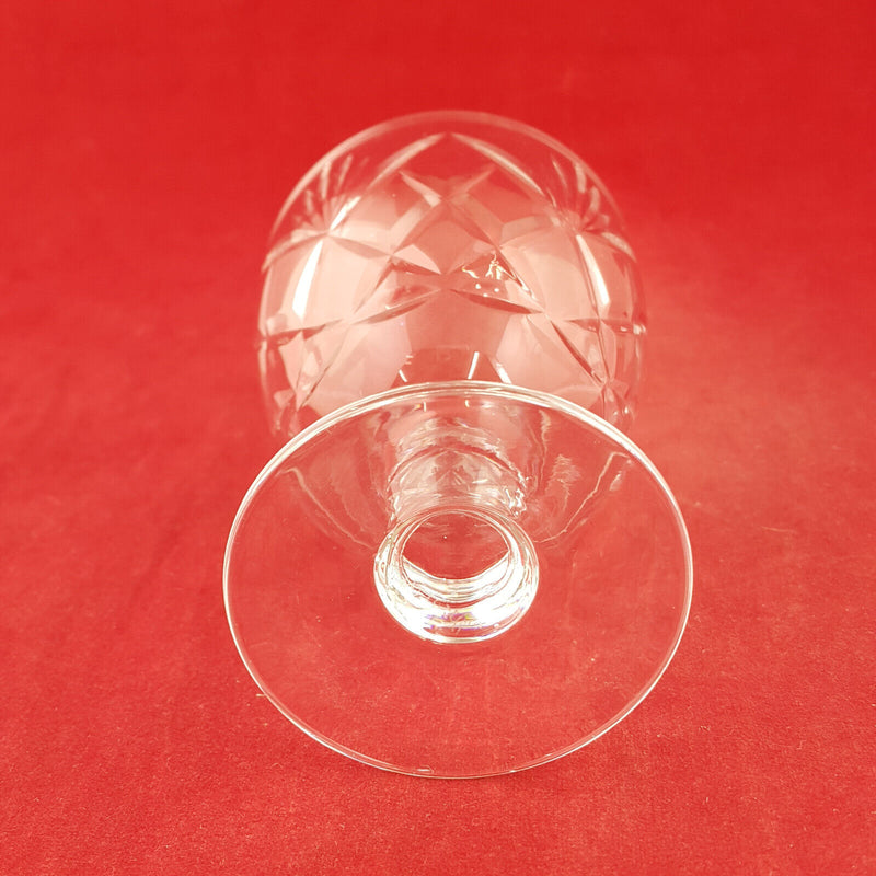 Set Of Six Hand Cut Crystal Glasses - OP 2656