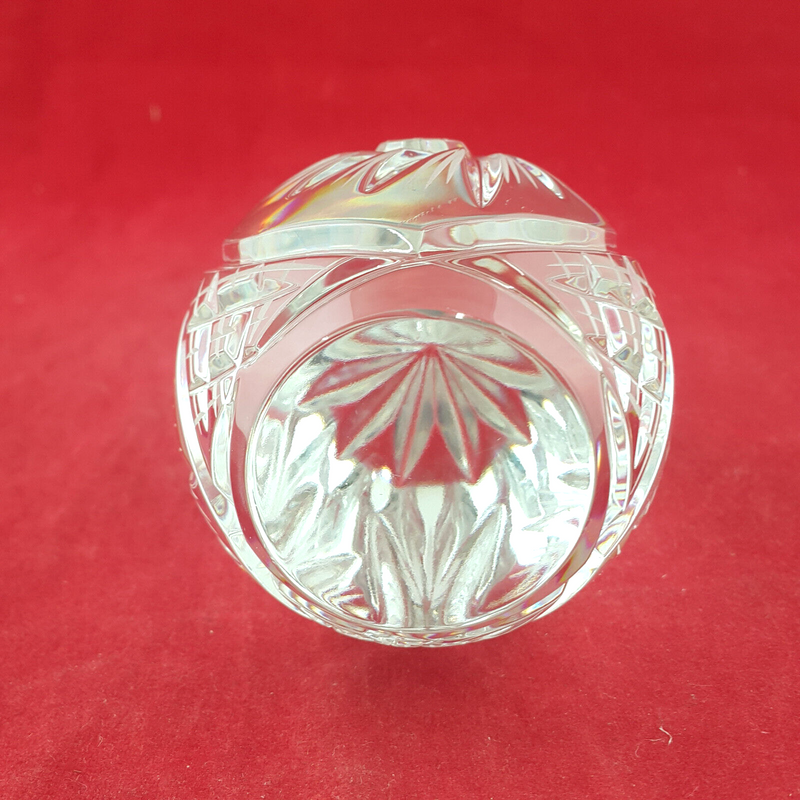 Vintage Crystal Glass Egg Paperweight - OA 2584