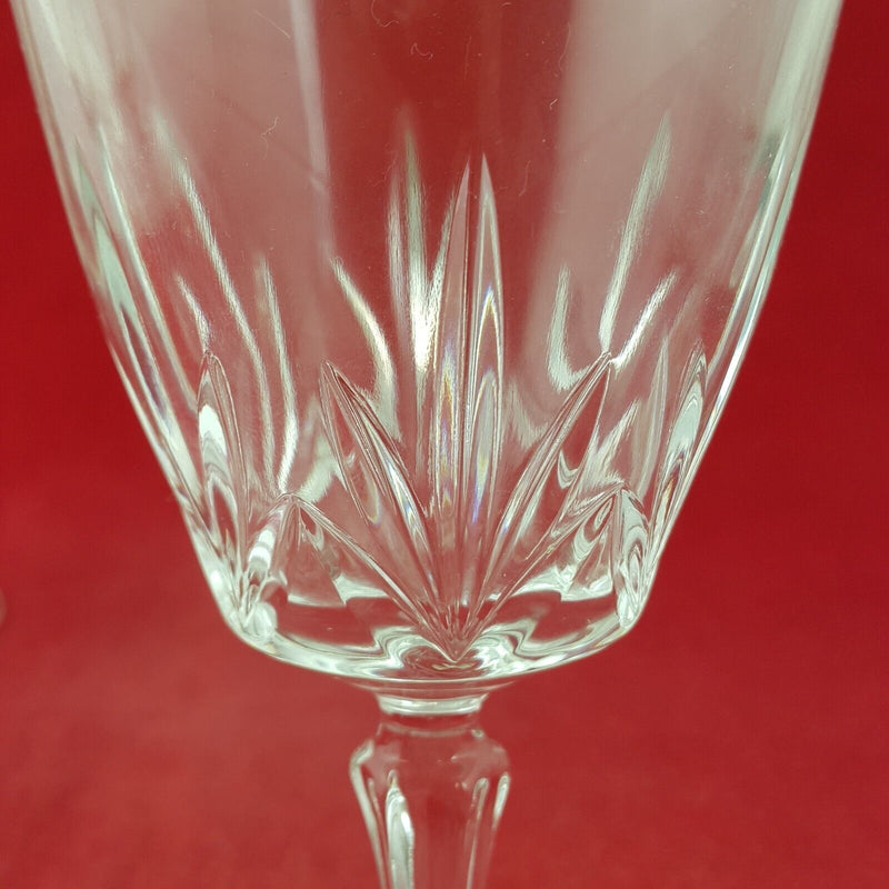 Vintage 6x Wine Drinking Glasses - 7891 OA