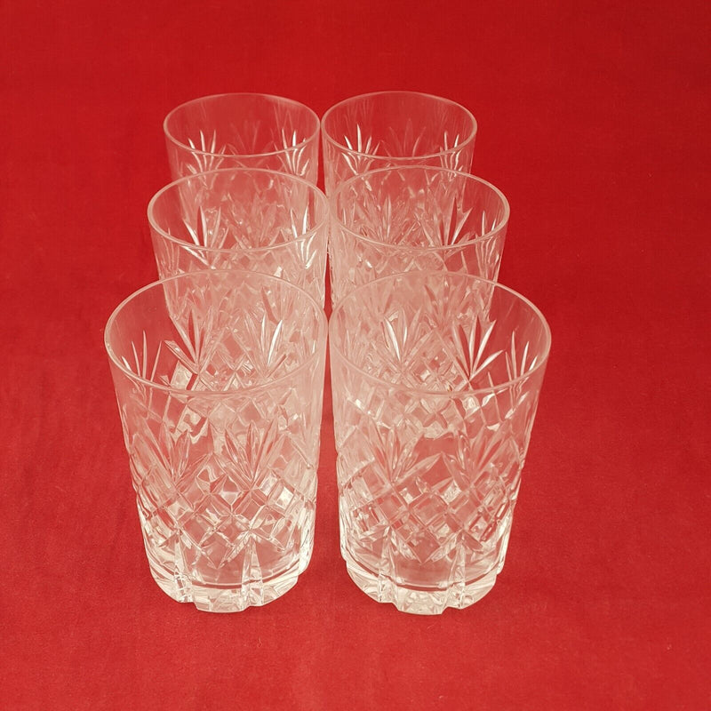 Crystal Glass set of 6x - 7889 OA