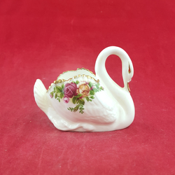 Royal Albert Old Country Roses - Swan Trinket Dish - OP 2621