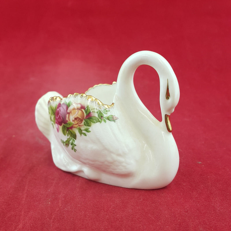 Royal Albert Old Country Roses - Swan Trinket Dish - OP 2621