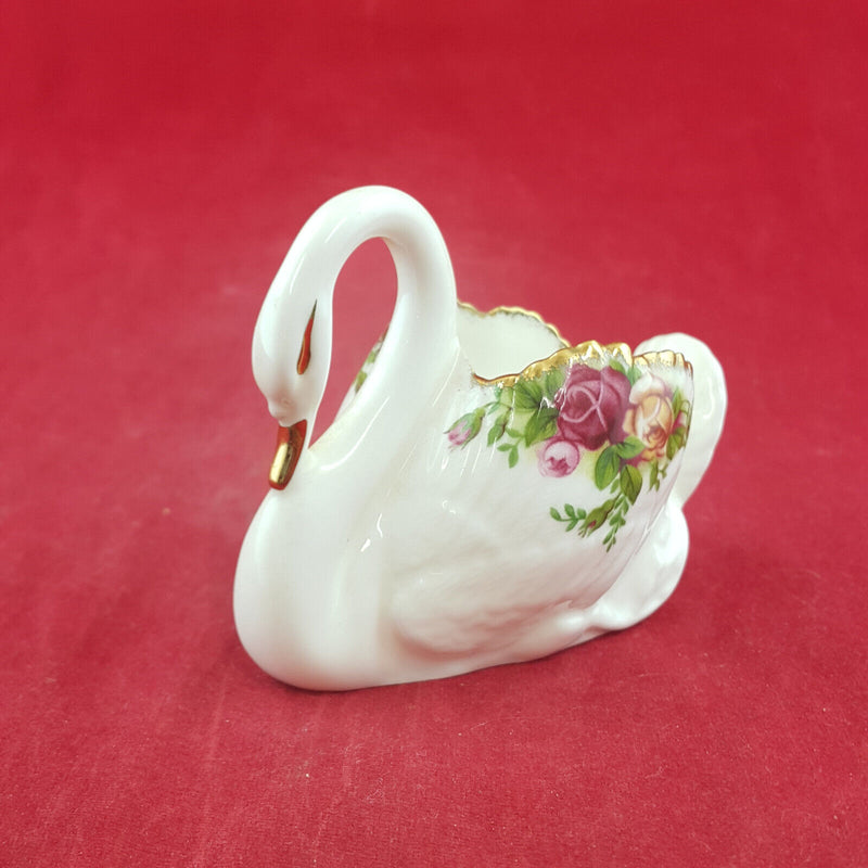 Royal Albert Old Country Roses - Swan Trinket Dish - OP 2621