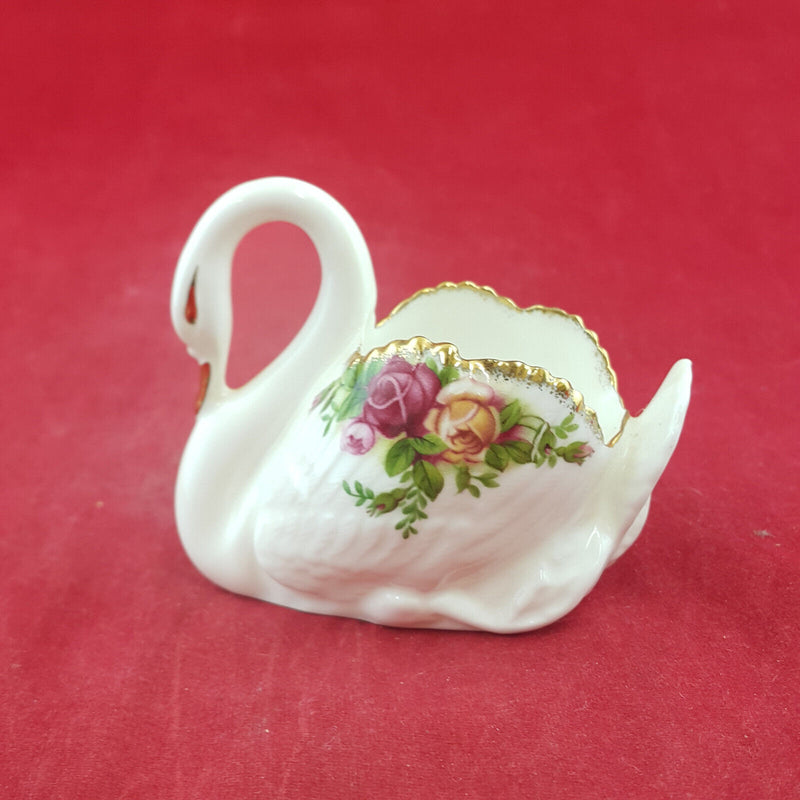 Royal Albert Old Country Roses - Swan Trinket Dish - OP 2621