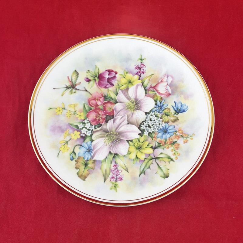 Royal Kent Collector's Plate - Flowers Of The Season - Winter - OP 2644