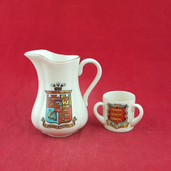 Vintage Miniature loving Cup & Milk Jug - 79TF