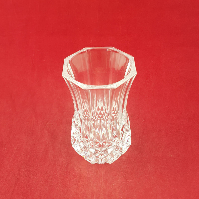 Vintage Crystal Glass Vase - TF 180