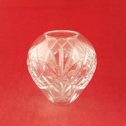 Vintage Crystal Glass Vase - TF 179