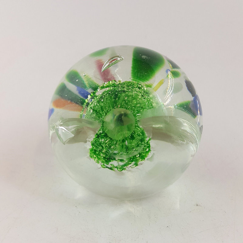 Vintage Glass Paperweight - TF 173