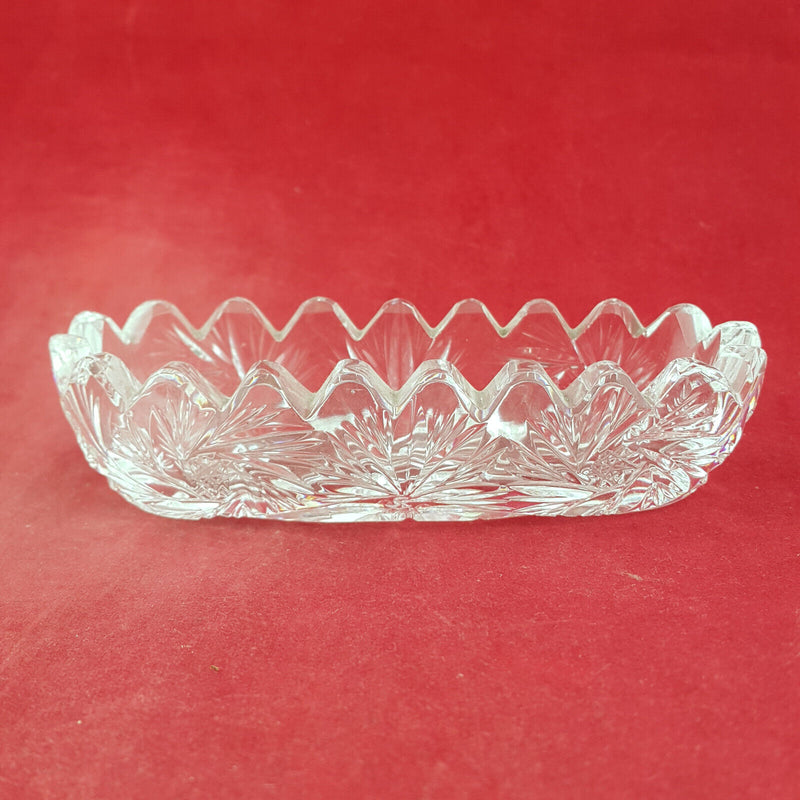 Pair Of Crystal Glass Trinket Bowls - TF 187