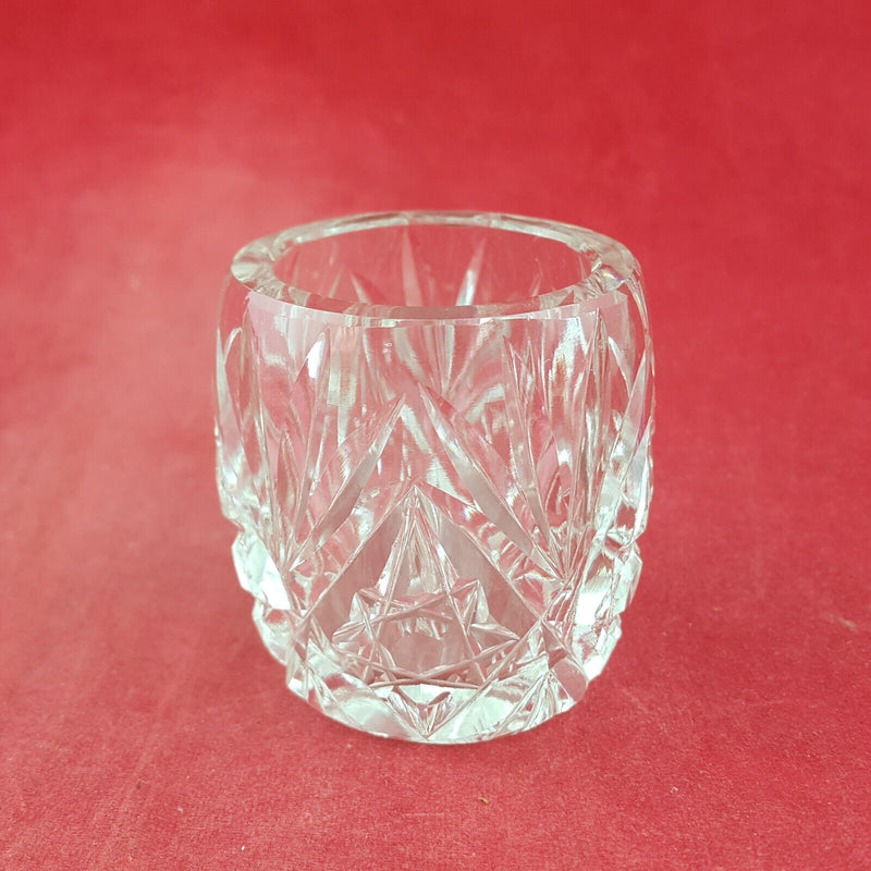 Pair Of Crystal Glass Trinket Bowls - TF 187