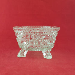 Crystal Dish Salad Bowl / Fruit Bowl - 7925 O/A