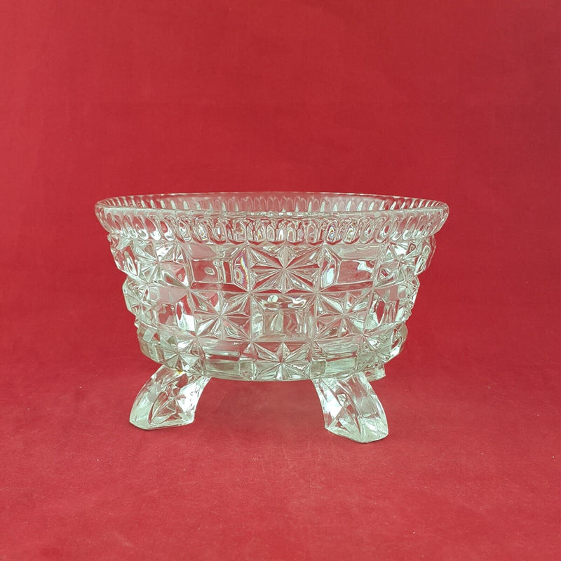 Crystal Dish Salad Bowl / Fruit Bowl - 7925 O/A