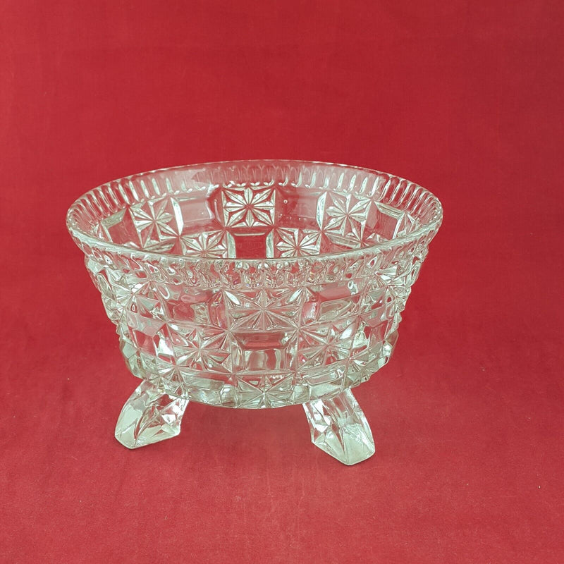 Crystal Dish Salad Bowl / Fruit Bowl - 7925 O/A