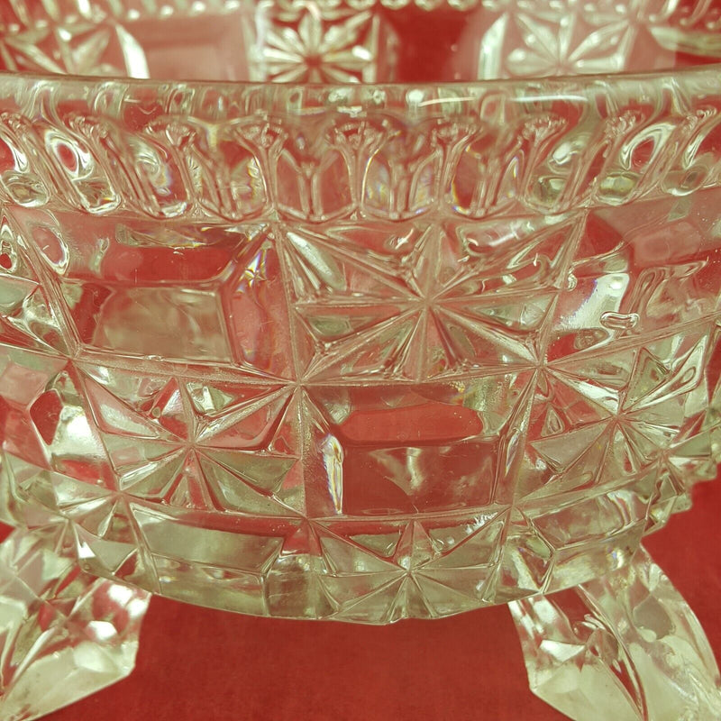 Crystal Dish Salad Bowl / Fruit Bowl - 7925 O/A