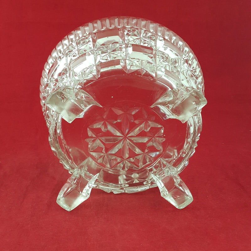 Crystal Dish Salad Bowl / Fruit Bowl - 7925 O/A