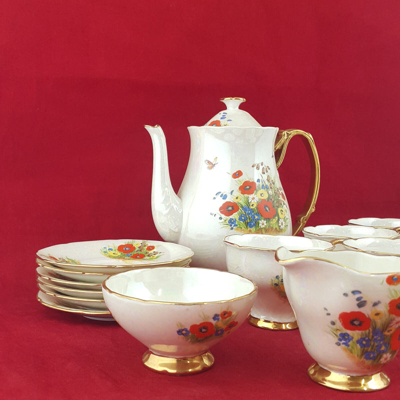 Floral Pattern Teapot Set For Five - OP 2679