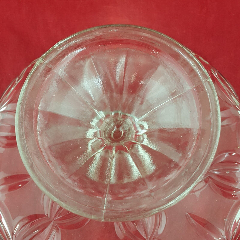 Vintage Crystal Cake Plate - 7926 O/A