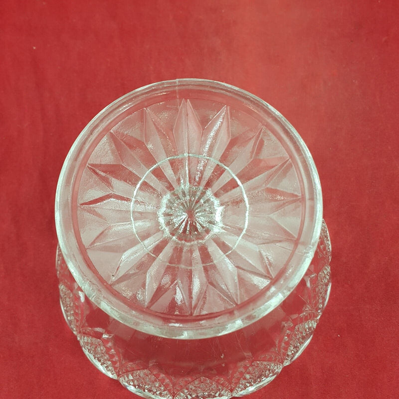 Vintage Crystal Pedestal Bowl - 7927 O/A