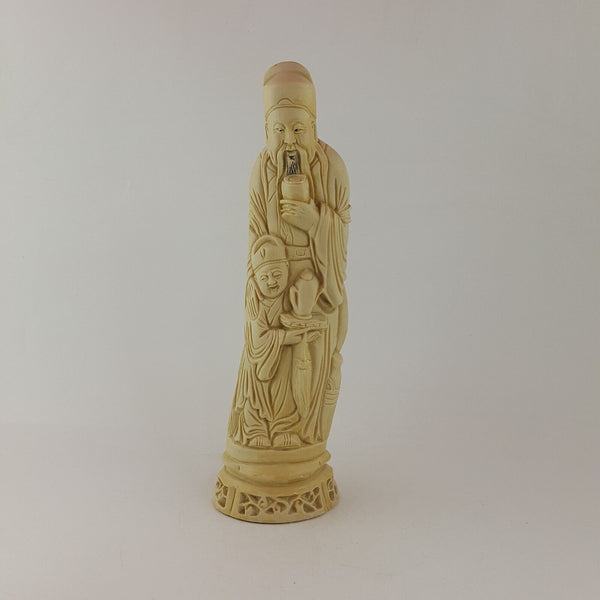Vintage Oriental Chinese Man Resin Figurine - 7951 OA