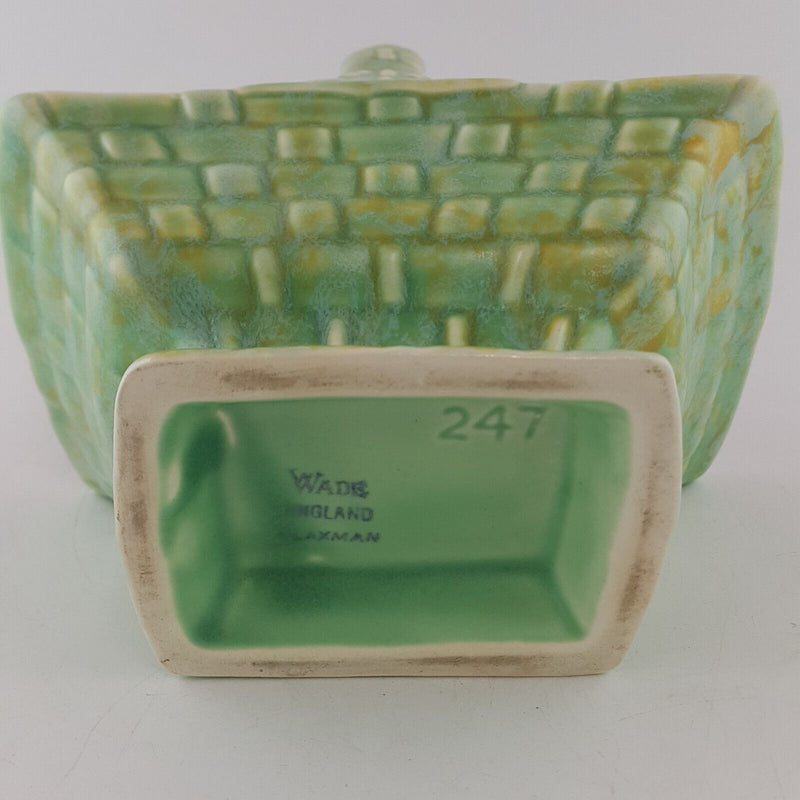 Vintage Art Deco Wade Pottery Basket - 7994 OA