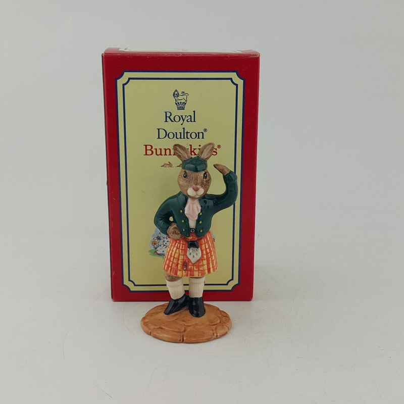 Royal Doulton Bunnykins Figurine DB180 Scotsman Boxed - 8025 RD