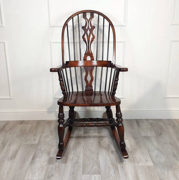 Antique Windsor Rocking Chair - F277
