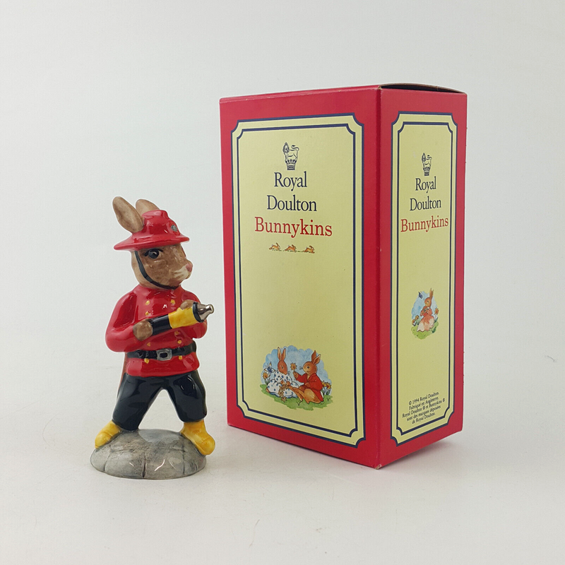 Royal Doulton Bunnykins - Fireman Bunnykins DB183 (Boxed) – RD 2787